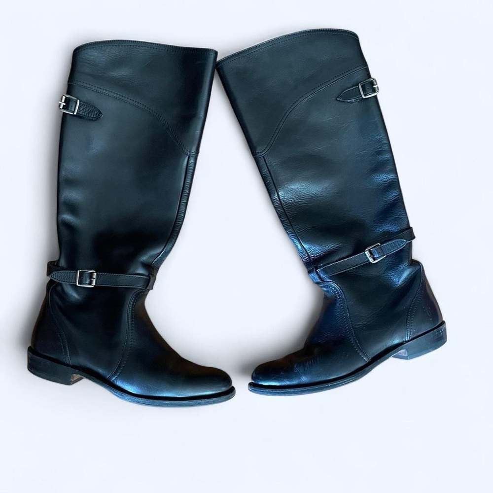 Frye Black Over the Knee Boots